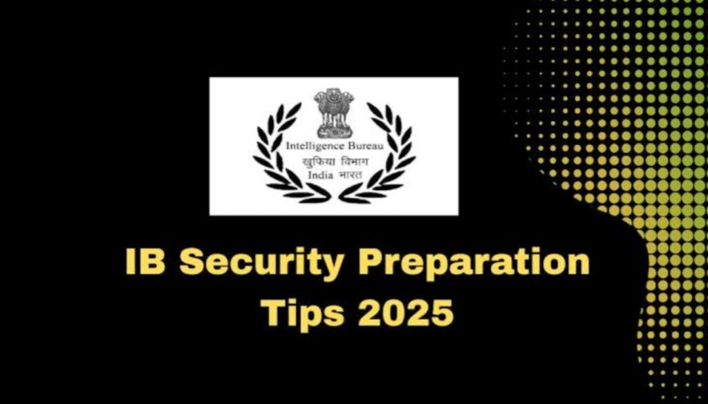 IB Recruitment 2025 